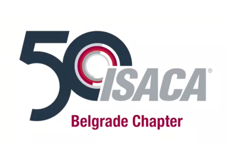 Logo "50 godina ISACA" 